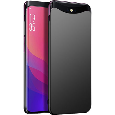 Oppo Find X Super Flash Edition用ハードケース プラスチック 質感もマット カバー P01 Oppo ブラック