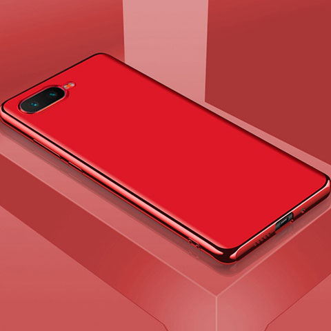 Oppo K1用極薄ソフトケース シリコンケース 耐衝撃 全面保護 C01 Oppo レッド