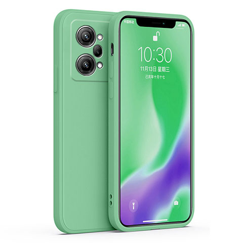 Oppo K10 Pro 5G用360度 フルカバー極薄ソフトケース シリコンケース 耐衝撃 全面保護 バンパー Oppo グリーン