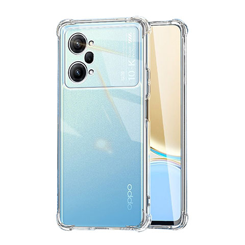 Oppo K10 Pro 5G用極薄ソフトケース シリコンケース 耐衝撃 全面保護 クリア透明 T10 Oppo クリア