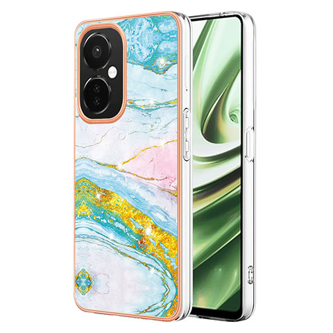 Oppo K11x 5G用シリコンケース ソフトタッチラバー バタフライ パターン カバー Y01B Oppo カラフル