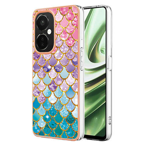 Oppo K11x 5G用シリコンケース ソフトタッチラバー バタフライ パターン カバー Y03B Oppo カラフル