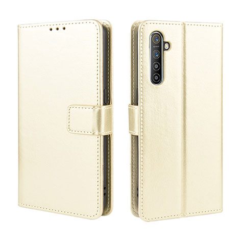 Oppo K5用手帳型 レザーケース スタンド カバー L06 Oppo ゴールド