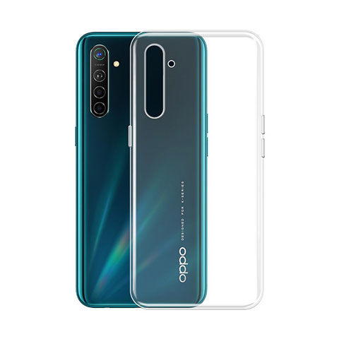 Oppo K5用極薄ソフトケース シリコンケース 耐衝撃 全面保護 クリア透明 T02 Oppo クリア