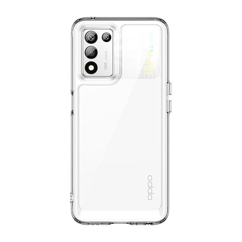 Oppo K9S 5G用ハイブリットバンパーケース クリア透明 プラスチック カバー J01S Oppo クリア