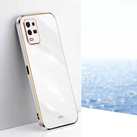 Oppo K9X 5G用極薄ソフトケース シリコンケース 耐衝撃 全面保護 XL1 Oppo ホワイト