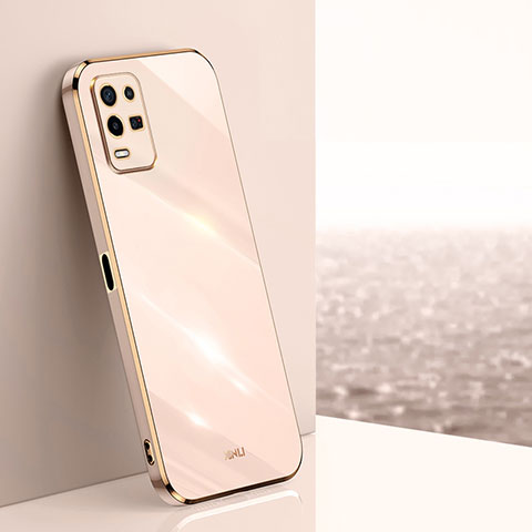 Oppo K9X 5G用極薄ソフトケース シリコンケース 耐衝撃 全面保護 XL1 Oppo ゴールド