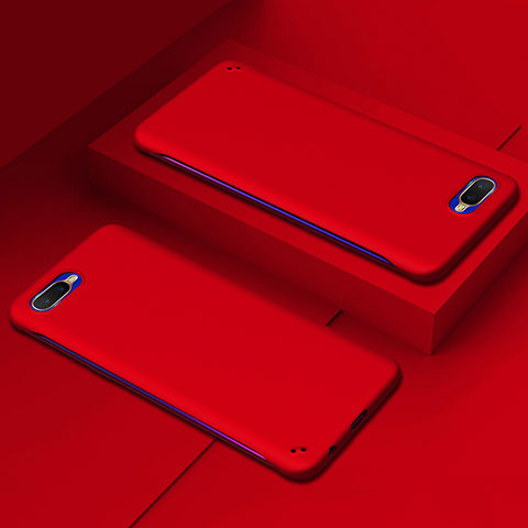 Oppo R15X用ハードケース プラスチック 質感もマット カバー P02 Oppo レッド