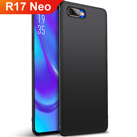 Oppo R17 Neo用極薄ソフトケース シリコンケース 耐衝撃 全面保護 S01 Oppo ブラック