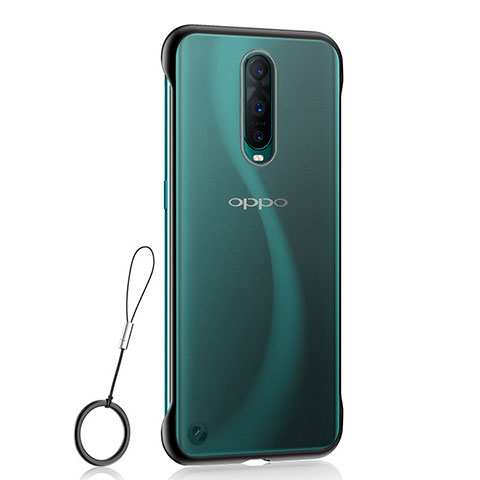 Oppo R17 Pro用ハードカバー クリスタル クリア透明 S02 Oppo ブラック