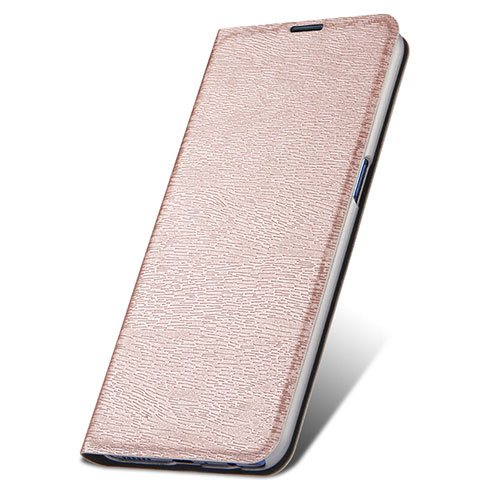 Oppo R17 Pro用手帳型 レザーケース スタンド カバー T06 Oppo ローズゴールド