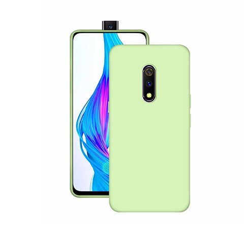 Oppo Realme X用極薄ソフトケース シリコンケース 耐衝撃 全面保護 S02 Oppo グリーン