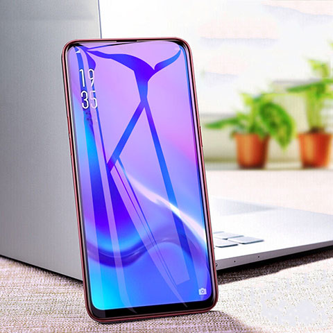 Oppo Realme X用アンチグレア ブルーライト 強化ガラス 液晶保護フィルム B02 Oppo クリア