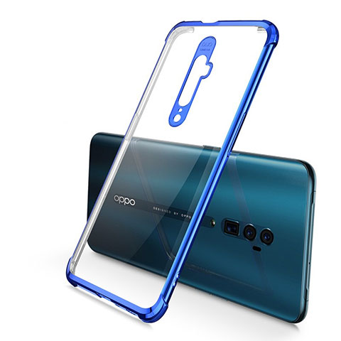 Oppo Reno 10X Zoom用極薄ソフトケース シリコンケース 耐衝撃 全面保護 クリア透明 H01 Oppo ネイビー