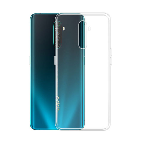 Oppo Reno Ace用極薄ソフトケース シリコンケース 耐衝撃 全面保護 クリア透明 カバー Oppo クリア