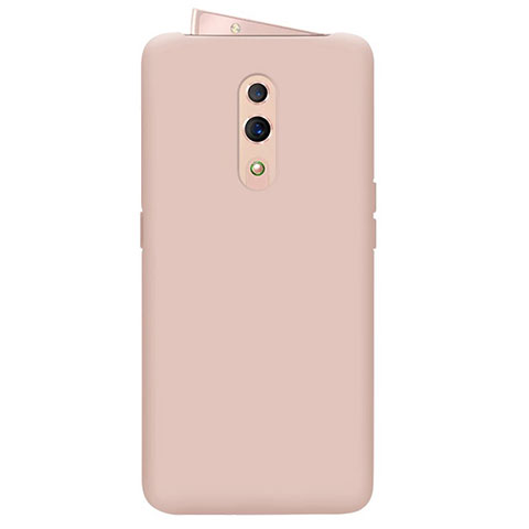 Oppo Reno用360度 フルカバー極薄ソフトケース シリコンケース 耐衝撃 全面保護 バンパー Oppo ゴールド