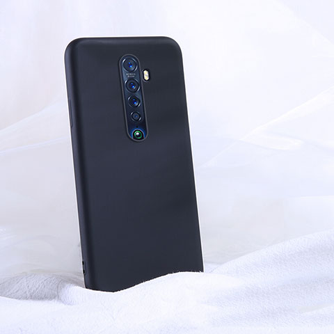 Oppo Reno2用360度 フルカバー極薄ソフトケース シリコンケース 耐衝撃 全面保護 バンパー S03 Oppo ブラック