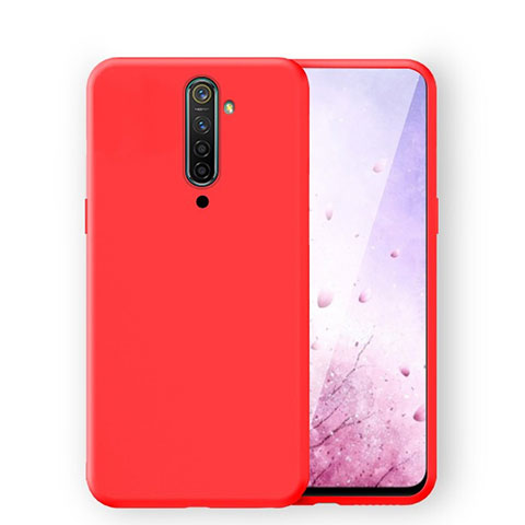 Oppo Reno2用360度 フルカバー極薄ソフトケース シリコンケース 耐衝撃 全面保護 バンパー S01 Oppo レッド