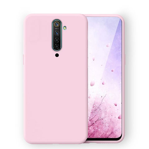 Oppo Reno2用360度 フルカバー極薄ソフトケース シリコンケース 耐衝撃 全面保護 バンパー S01 Oppo ピンク