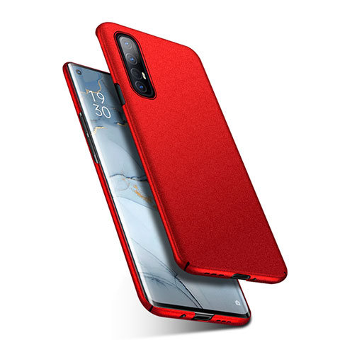 Oppo Reno3 Pro用ハードケース プラスチック 質感もマット カバー M01 Oppo レッド