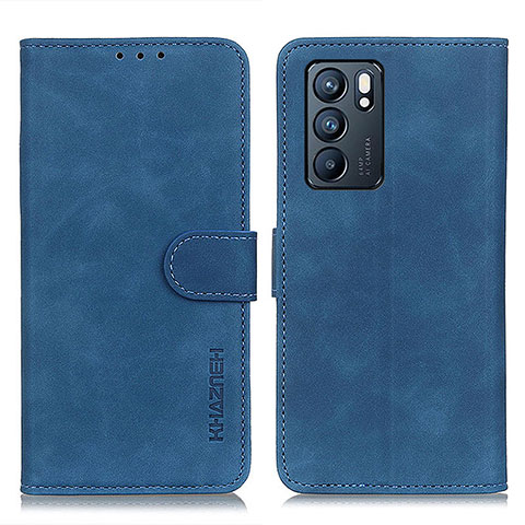 Oppo Reno6 5G用手帳型 レザーケース スタンド カバー K09Z Oppo ネイビー