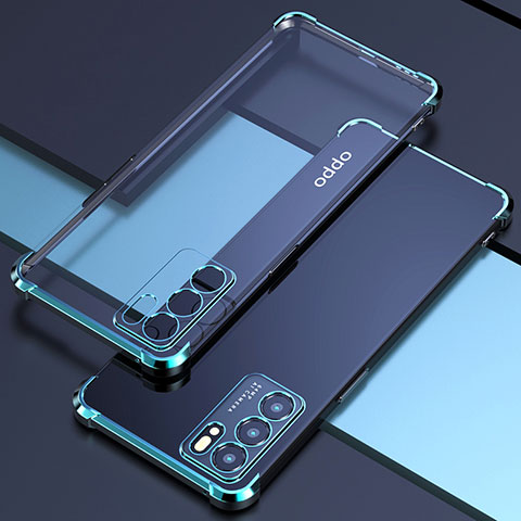 Oppo Reno6 5G用極薄ソフトケース シリコンケース 耐衝撃 全面保護 クリア透明 H02 Oppo グリーン