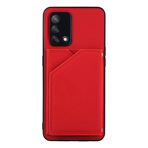 Oppo Reno6 Lite用ケース 高級感 手触り良いレザー柄 Y01B Oppo レッド