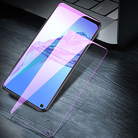 Oppo Reno6 Lite用アンチグレア ブルーライト 強化ガラス 液晶保護フィルム B01 Oppo クリア