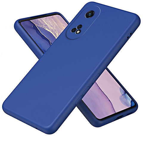 Oppo Reno8 T 4G用360度 フルカバー極薄ソフトケース シリコンケース 耐衝撃 全面保護 バンパー H01P Oppo ネイビー