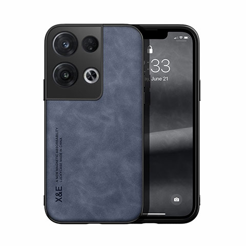 Oppo Reno9 Pro+ Plus 5G用ケース 高級感 手触り良いレザー柄 DY1 Oppo ネイビー