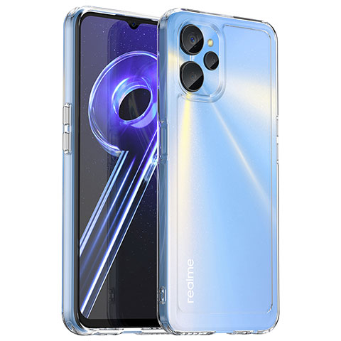 Realme 10 5G用ハイブリットバンパーケース クリア透明 プラスチック カバー J02S Realme クリア