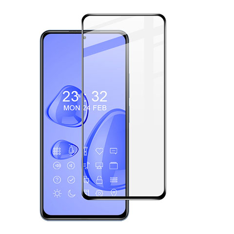 Realme 11 5G用強化ガラス フル液晶保護フィルム F02 Realme ブラック