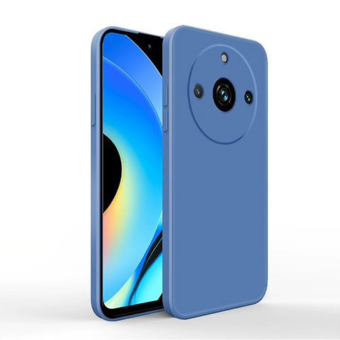 Realme 11 Pro 5G用360度 フルカバー極薄ソフトケース シリコンケース 耐衝撃 全面保護 バンパー YK2 Realme ネイビー