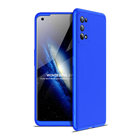 Realme 7 Pro用ハードケース プラスチック 質感もマット 前面と背面 360度 フルカバー Realme ネイビー