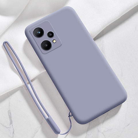 Realme 9 4G用360度 フルカバー極薄ソフトケース シリコンケース 耐衝撃 全面保護 バンパー YK1 Realme ラベンダーグレー