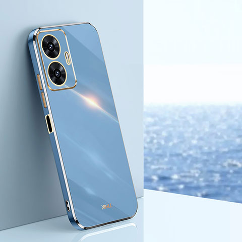 Realme C55用極薄ソフトケース シリコンケース 耐衝撃 全面保護 XL1 Realme ネイビー