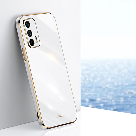 Realme GT 5G用極薄ソフトケース シリコンケース 耐衝撃 全面保護 XL1 Realme ホワイト