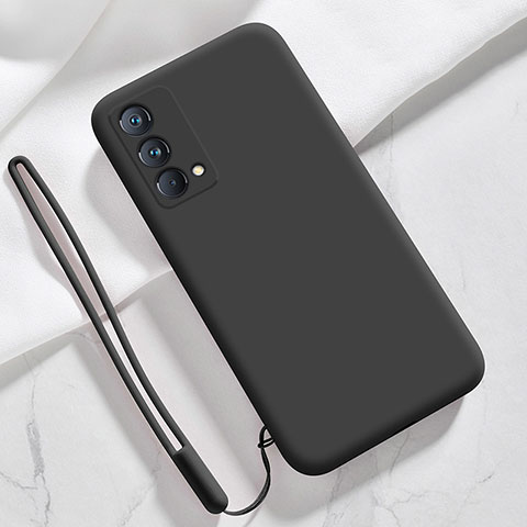 Realme GT Master 5G用360度 フルカバー極薄ソフトケース シリコンケース 耐衝撃 全面保護 バンパー YK1 Realme ブラック