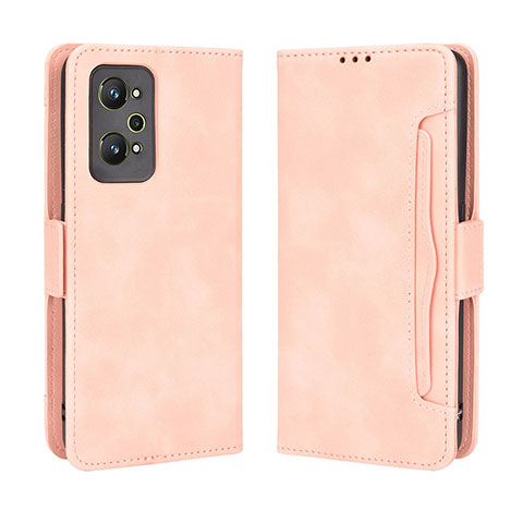 Realme GT Neo 3T 5G用手帳型 レザーケース スタンド カバー BY3 Realme ピンク