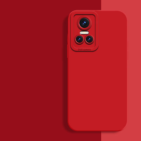 Realme GT Neo3 5G用360度 フルカバー極薄ソフトケース シリコンケース 耐衝撃 全面保護 バンパー Realme レッド