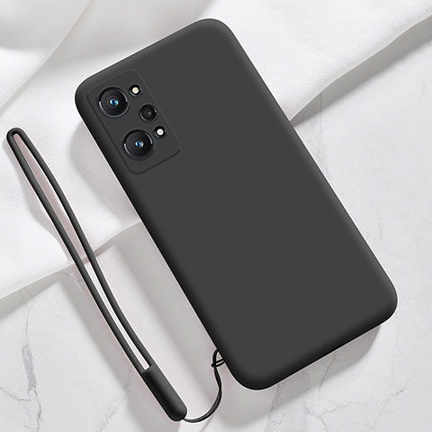 Realme GT2 5G用360度 フルカバー極薄ソフトケース シリコンケース 耐衝撃 全面保護 バンパー YK1 Realme ブラック