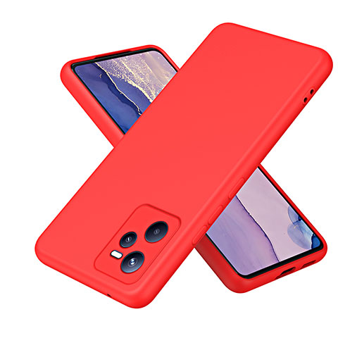 Realme Narzo 50A Prime用360度 フルカバー極薄ソフトケース シリコンケース 耐衝撃 全面保護 バンパー H01P Realme パープル