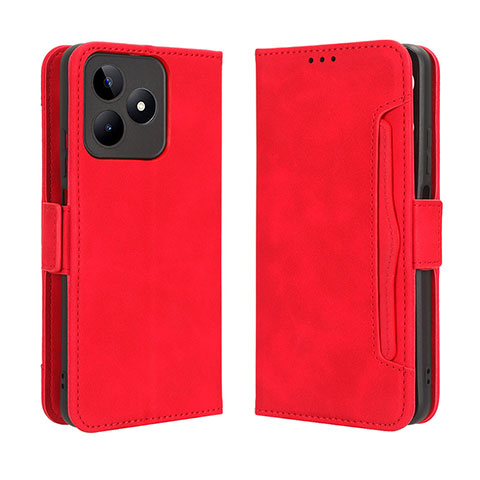 Realme Narzo N53用手帳型 レザーケース スタンド カバー BY2 Realme ローズゴールド