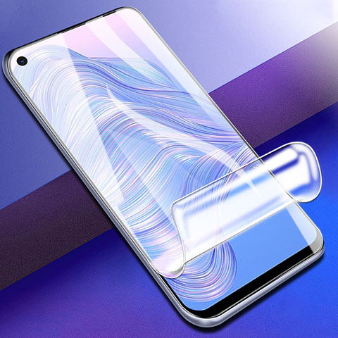 Realme Q2 5G用高光沢 液晶保護フィルム フルカバレッジ画面 Realme クリア