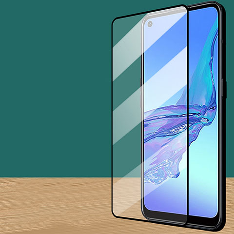 Realme Q3i 5G用強化ガラス フル液晶保護フィルム F05 Realme ブラック