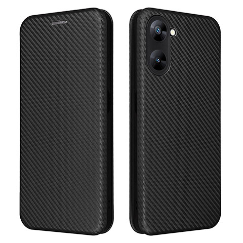 Realme Q5x 5G用手帳型 レザーケース スタンド カバー L04Z Realme ブラック