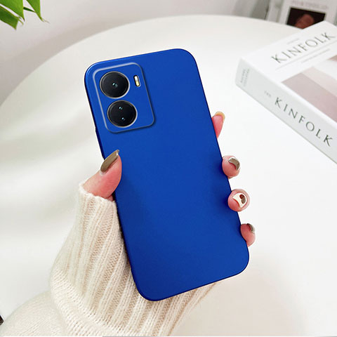 Realme V23 5G用ハードケース プラスチック 質感もマット カバー YK2 Realme ネイビー