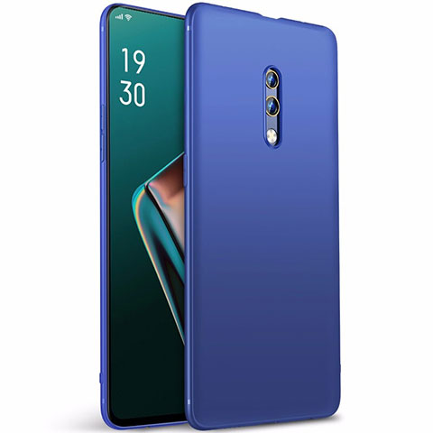 Realme X用極薄ソフトケース シリコンケース 耐衝撃 全面保護 S01 Realme ネイビー