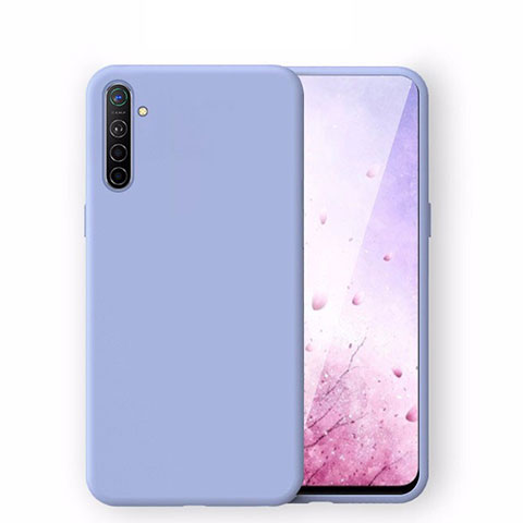 Realme X2用360度 フルカバー極薄ソフトケース シリコンケース 耐衝撃 全面保護 バンパー S04 Realme ブルー