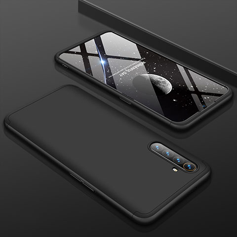 Realme X2用ハードケース プラスチック 質感もマット 前面と背面 360度 フルカバー M01 Realme ブラック
